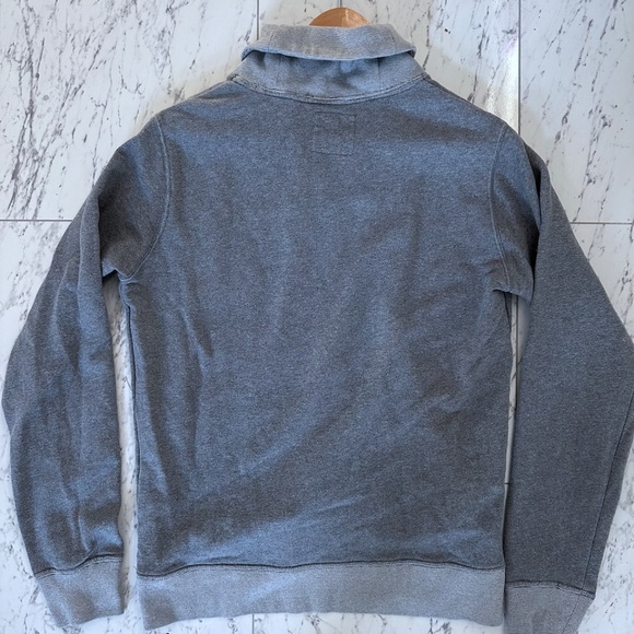 Bonobos Slim Fit Shawl Collar Pullover Sweater Men's Small - Heather Grey - Picture 2 of 5